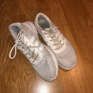 White adidas sneakers